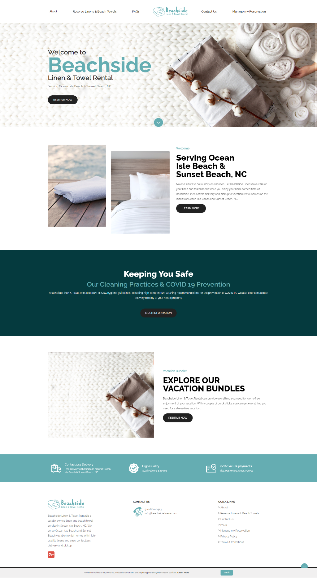 Beachside Linen Towel