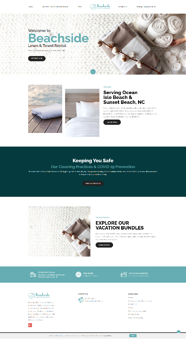 Beachside Linen Towel